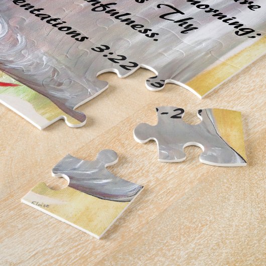 Seine Mitleiden sind jeden Morgen neu Puzzle (Seite)