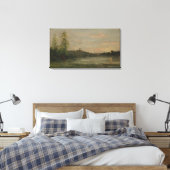 Seine Morning Charles-François Daubigny Leinwanddruck (Insitu (Schlafzimmer))