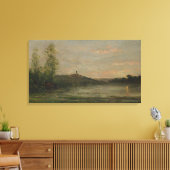 Seine Morning Charles-François Daubigny Leinwanddruck (Insitu (Wohnzimmer))
