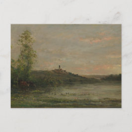 Seine Morning Charles-François Daubigny Print Postkarte