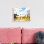 Seine-Mündung in Honfleur von Claude Monet Leinwanddruck (Insitu (Wohnzimmer))