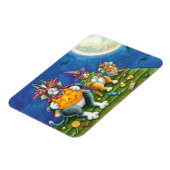 SEINE N' FITZ KATZEN, TRICK ODER BEHANDELN FUNNY H MAGNET (Linke Seite)