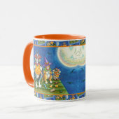 SEINE N' FITZ KATZEN, TRICK ODER BEHANDELN FUNNY H TASSE (Vorderseite Links)