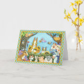 SEINE N' FITZ KATZEN UND MENAGERIE DER FREUNDE, FU KARTE (Gelbe Blume)