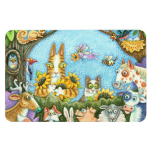 SEINE N' FITZ KATZEN UND MENAGERIE DER FREUNDE, FU MAGNET