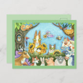 SEINE N' FITZ KATZEN UND MENAGERIE DER FREUNDE, FU POSTKARTE (Vorne/Hinten)