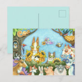 SEINE N' FITZ KATZEN UND MENAGERIE DER FREUNDE, FU POSTKARTE (Vorne/Hinten)