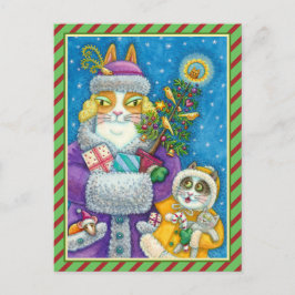 SEINE N' FITZ KATZT CHRISTMAS EINKAUFEN, FÜHRER BA FEIERTAGSPOSTKARTE