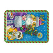 SEINE N' FITZ KATZT CHRISTMAS EINKAUFEN, FÜHRER BA MAGNET (Horizontal)