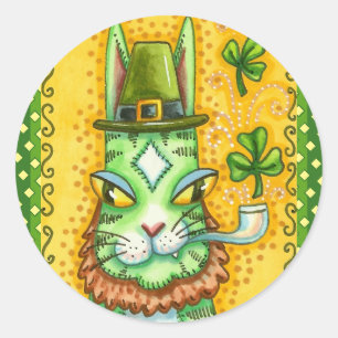 SEINE N' FITZ LEPRECHAUN, ST. TAGSLOSIGKEIT DER KA RUNDER AUFKLEBER