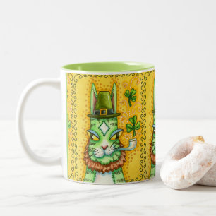 SEINE N' FITZ LEPRECHAUN, ST. TAGSLOSIGKEIT DER KA ZWEIFARBIGE TASSE