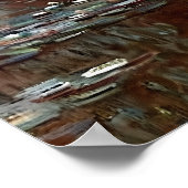 Seine nahe Giverny bei Sonnenaufgang Poster (Ecke)