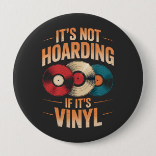 Seine Nicht-Hupe, wenn seine Vinyl Button