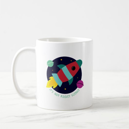 Seine nicht Raketentechnik Kaffeetasse (Links)