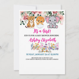 Seine niedliche Baby-Duscheinladung Einladung