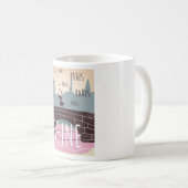 Seine, Paris, Françoise, Reiseplakat Kaffeetasse (VorderseiteRechts)