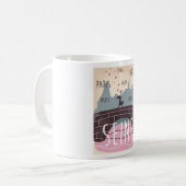 Seine, Paris, Françoise, Reiseplakat Kaffeetasse (Vorderseite Links)
