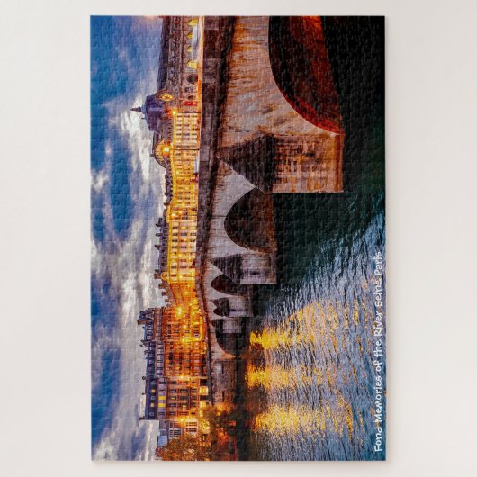 Seine Paris. Jigsaw Puzzle (Vertikal)