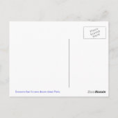 Seine, Paris Postkarte (Rückseite)