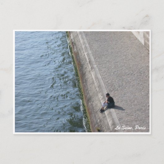 Seine, Paris Postkarte (Vorderseite)