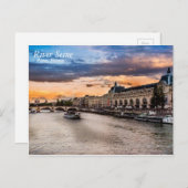 Seine, Pariser Postkarte (Vorne/Hinten)