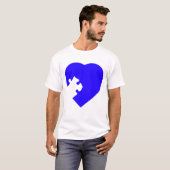 Seine perfekte Übereinstimmung - Puzzle-Liebe T-Shirt (Vorne ganz)