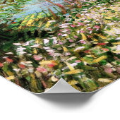 Seine, Pont de Clichy im Frühling, Van Gogh Fine A Poster (Ecke)