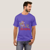 Seine Ratten-Pizza Oversized T-Shirt (Vorne ganz)