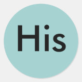 Seine Runder Aufkleber (Vorderseite)