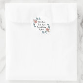 Seine Schönheit im Schönen alles ist gut Runder Aufkleber (Tasche)