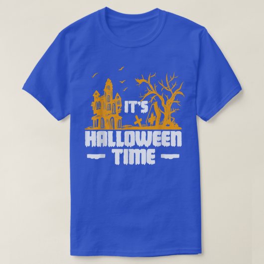 Seine Spuk Burg Halloween T-Shirt (Design vorne)