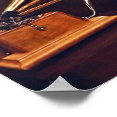 Seine Stimme als Master, Francis Barraud Poster (Ecke)