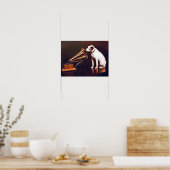 Seine Stimme als Master, Francis Barraud Poster (Küche)