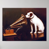 Seine Stimme als Master, Francis Barraud Poster (Vorne)