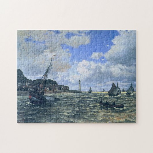 Seine Studentenzeit in Honfleur Monet Kunstvoll wa Puzzle (Horizontal)