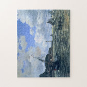 Seine Studentenzeit in Honfleur Monet Kunstvoll wa Puzzle (Vertikal)