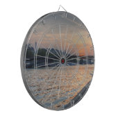 Seine sunset dartscheibe (Vorderseite Links)