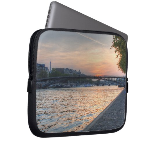 Seine sunset laptopschutzhülle (Vorne Rechts)