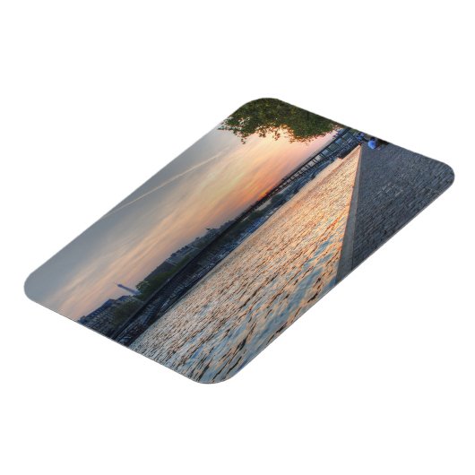 Seine sunset magnet (Linke Seite)