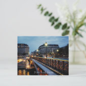 Seine Szene Postkarte (Stehend Vorderseite)