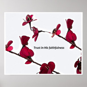 Seine Treue - inspirierend Wand-Plakat Poster