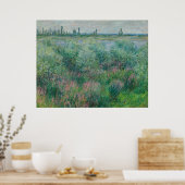 Seine-Ufer bei Vétheuil, Monet 1881 Poster (Küche)