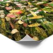 Seine-Ufer im Frühling - van Gogh Poster (Ecke)