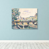 Seine Ufer in der Nähe der Pont des Arts Leinwanddruck (Insitu (Holzboden))