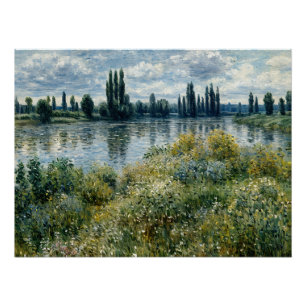 Seine-Ufer in Vétheuil Poster