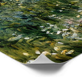 Seine-Ufer in Vétheuil Poster (Ecke)