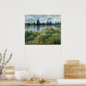 Seine-Ufer in Vétheuil Poster (Küche)