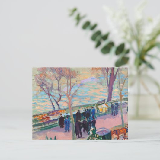 Seine-Ufer | Magnus Enckell Postkarte (Stehend Vorderseite)