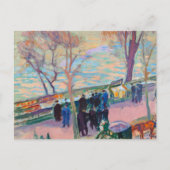 Seine-Ufer | Magnus Enckell Postkarte (Vorderseite)