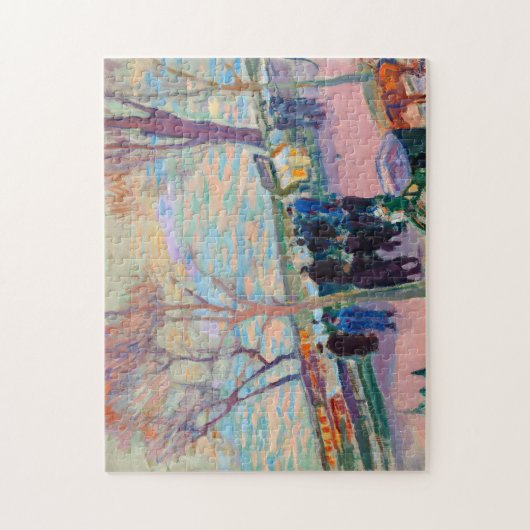 Seine-Ufer | Magnus Enckell Puzzle (Vertikal)